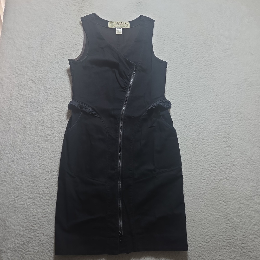 Prairie Underground organic cotton zip front dress Women's Size Medium